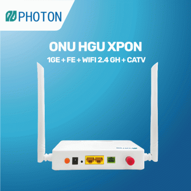 ONU XPON HGU 1GE + 1FE + WI-FI 2.4 Gh + CATV