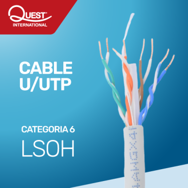 Cable U/UTP Categoría 6 Carrete de 305 metros