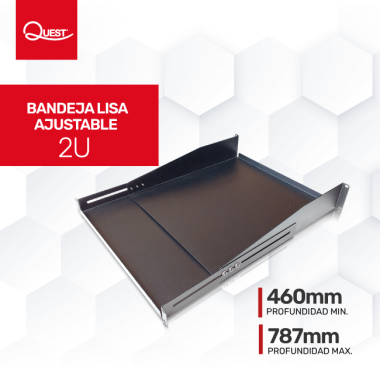 Bandeja Lisa Ajustable de 2U