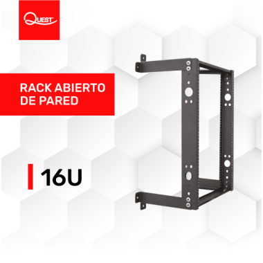 Rack de Pared Abierto de 16U