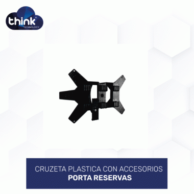 CRUZETA PLASTICA CON ACCESORIOS - PORTA RESERVAS